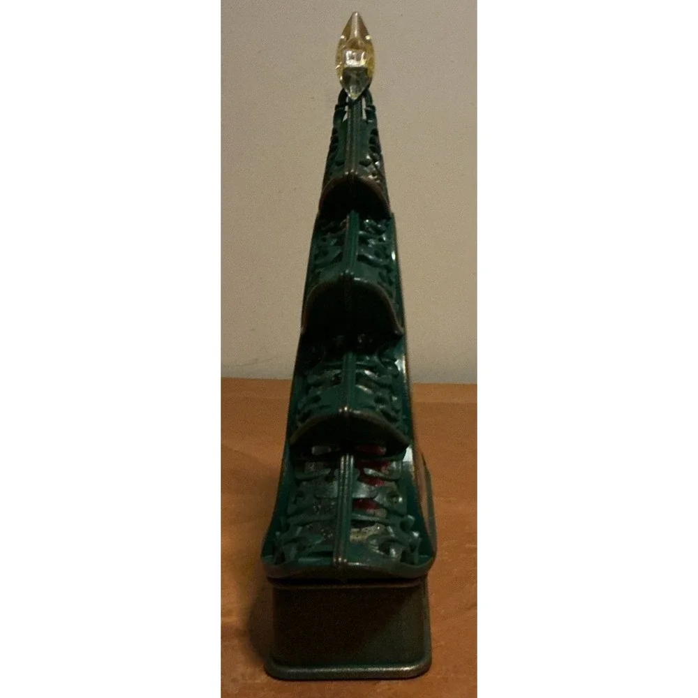 Musical LED Christmas Tree Swirling Glitter Christmas Tree Santa Snow Globe‎